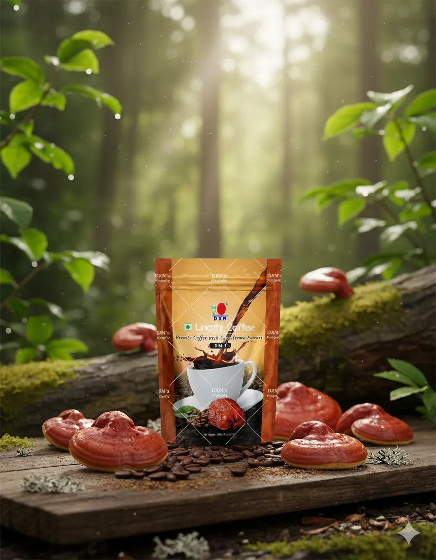 Lingzhi black Coffee 2 in 1